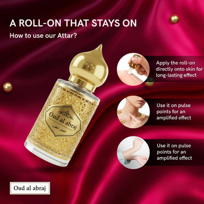 Al Haitham Attar Luxury Fragrance Set 15ml – Alcohol-Free Long Lasting Perfume with Premium Gift Box | Buy 1 Get 2 Free