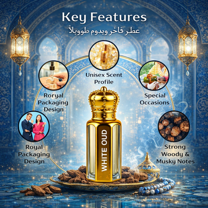 Original™ White Oud Attar - 15ML + 15 ML (30ML TOTAL) | SUMMER SALE!