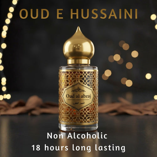 🕌 Oud E Hussaini Attar Luxury Fragrance Set 15ml (Buy 1 Get 1 Free) 😍 Alcohol-Free Long Lasting Perfume Gift Box | Oud Al Abraj India