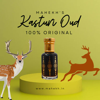 Original Kasturi Attar | 72 Hours Longest Lasting Attar | Pack of 2 | 15ML + 15ML